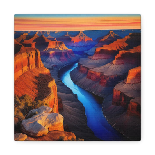 Canvas Print - Grand Canyon Abstract Art 5