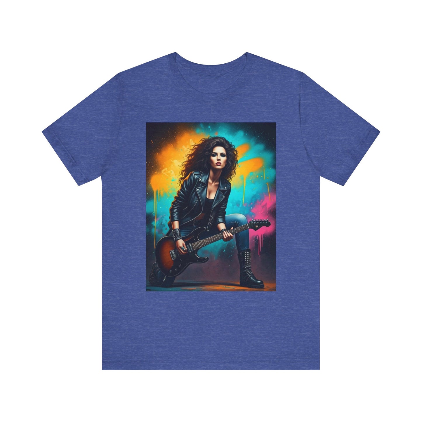 Woman Rock Star Abstract T-Shirt