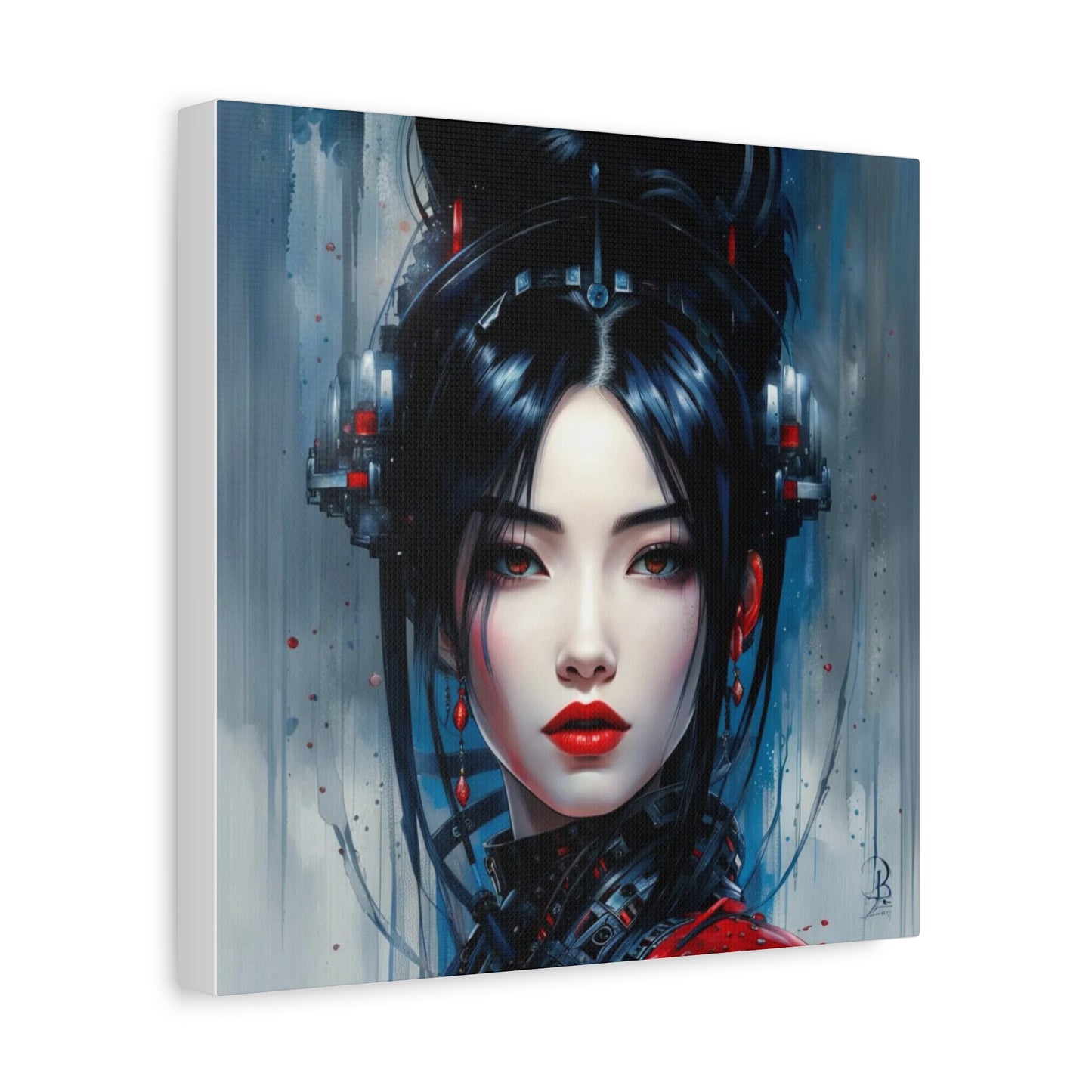 Beautiful ScFi Woman Asian Abstract Art