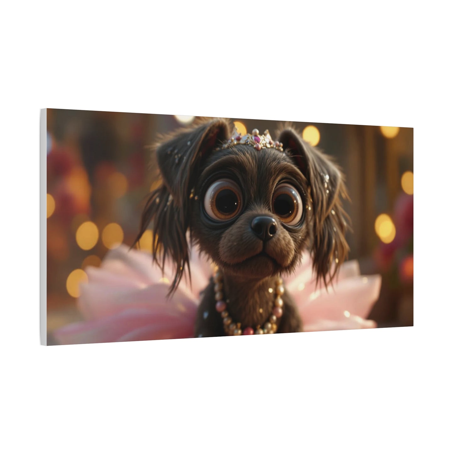 Dog in Pink Tutu Art