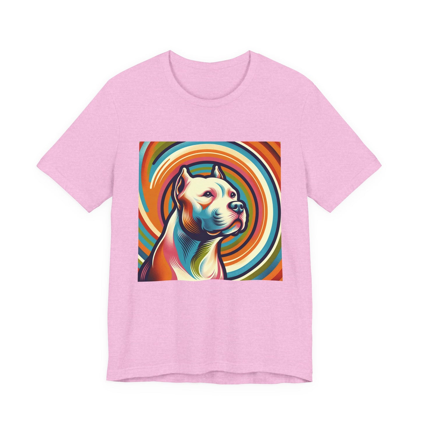 Retro Colorful Pit Bull Tee - Unisex Shirt