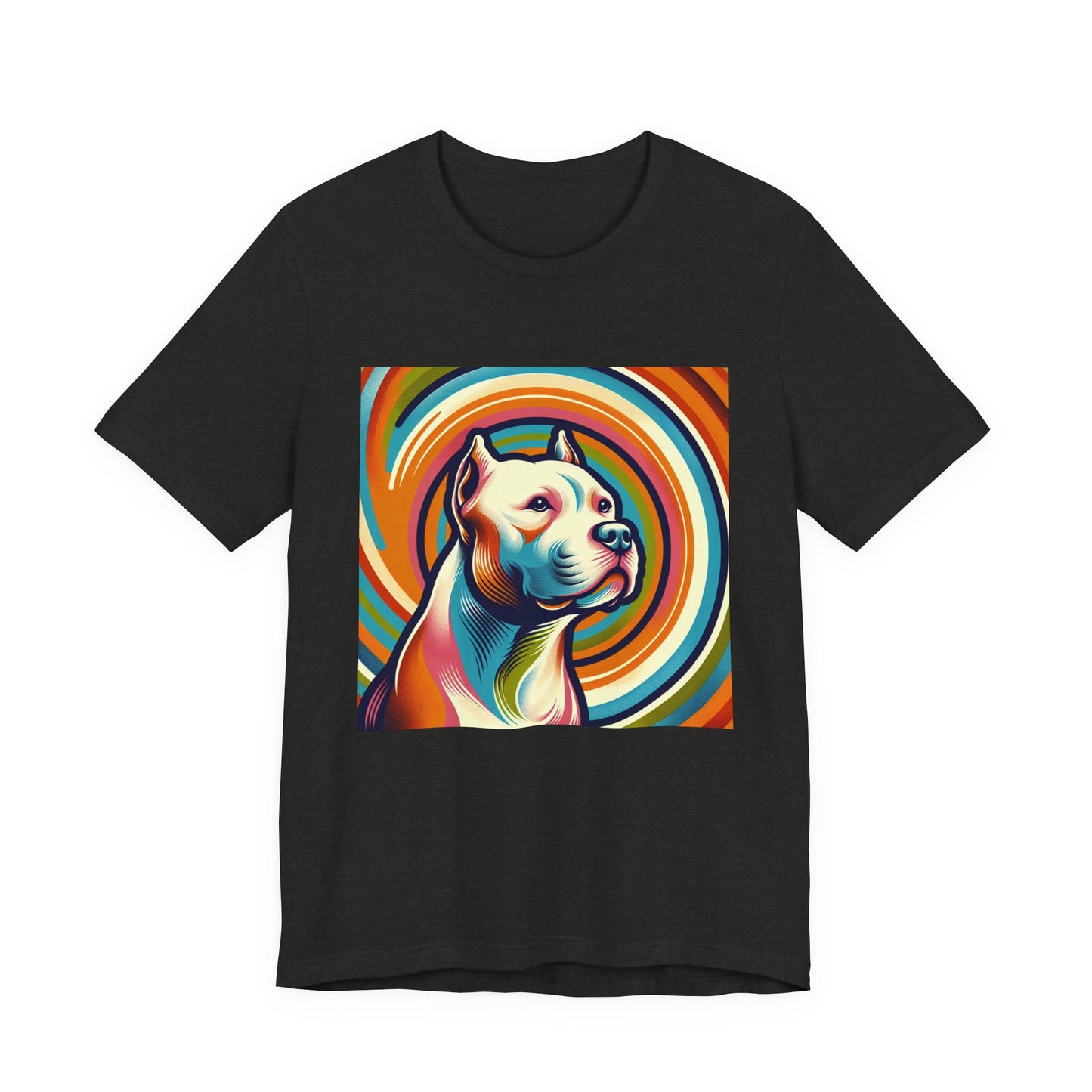 Retro Colorful Pit Bull Tee - Unisex Shirt
