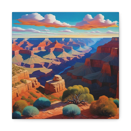 Canvas Print - Grand Canyon Abstract Art 3