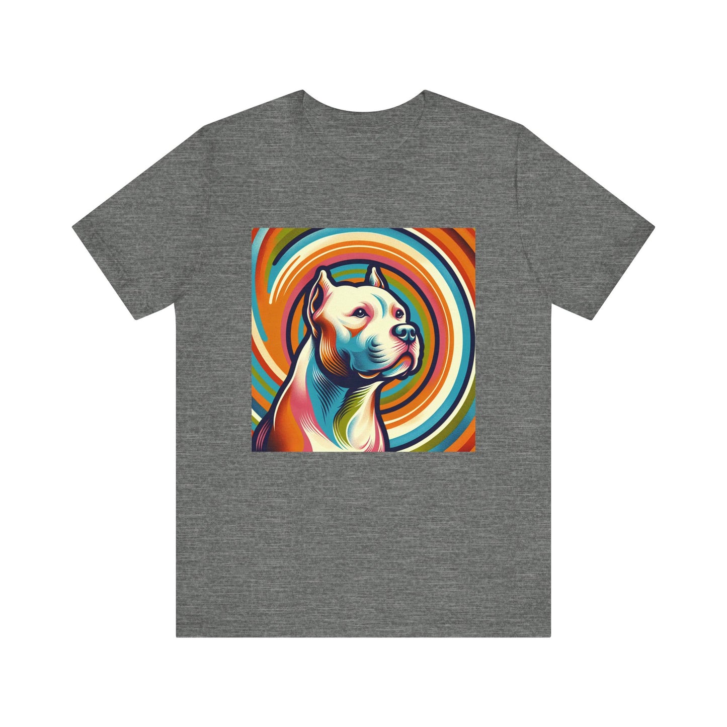 Retro Colorful Pit Bull Tee - Unisex Shirt