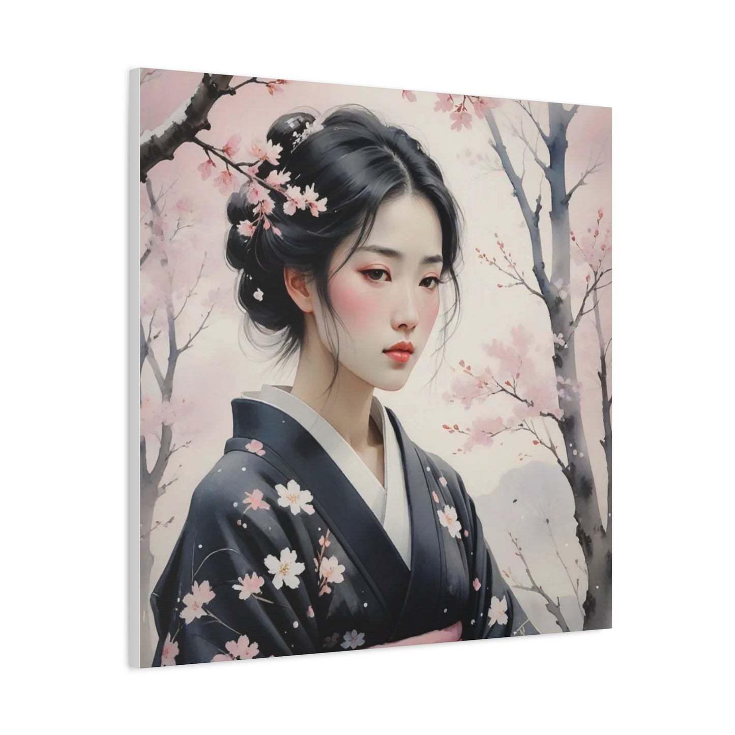 Beautiful Woman Asian Abstract Art