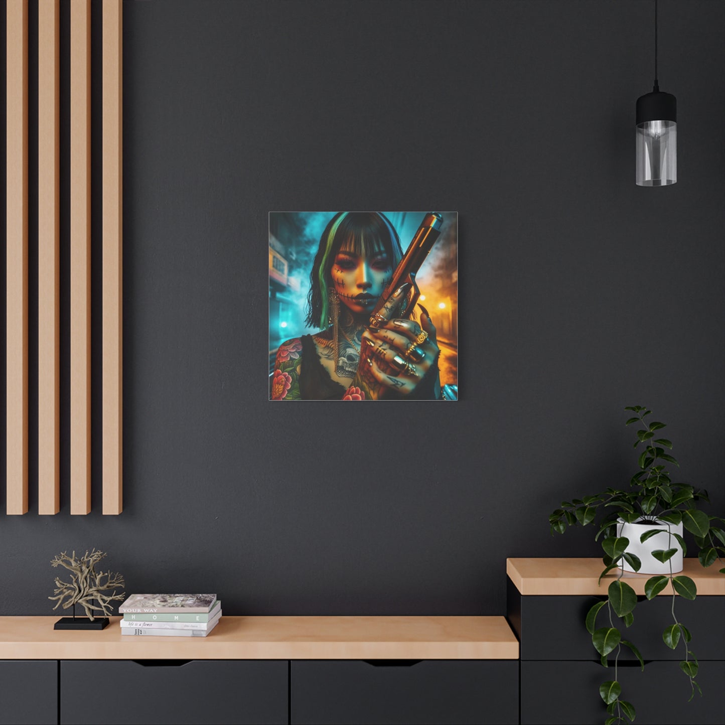 Canvas Print - "Fearless, fierce, and fabulous. Art