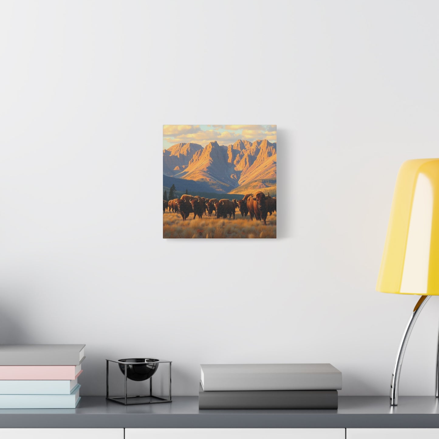 Canvas Print -Buffalo at the Black Hills Wall Art