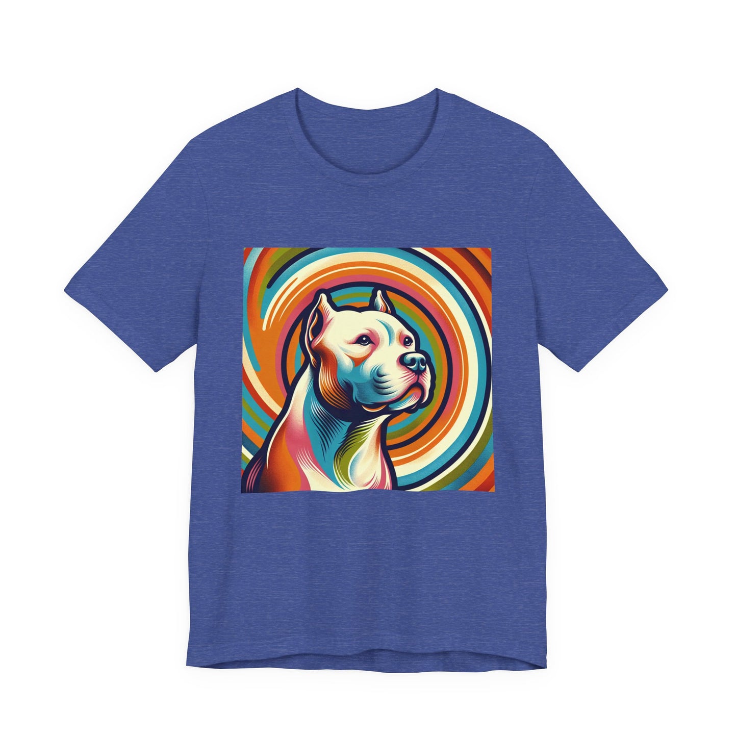 Retro Colorful Pit Bull Tee - Unisex Shirt