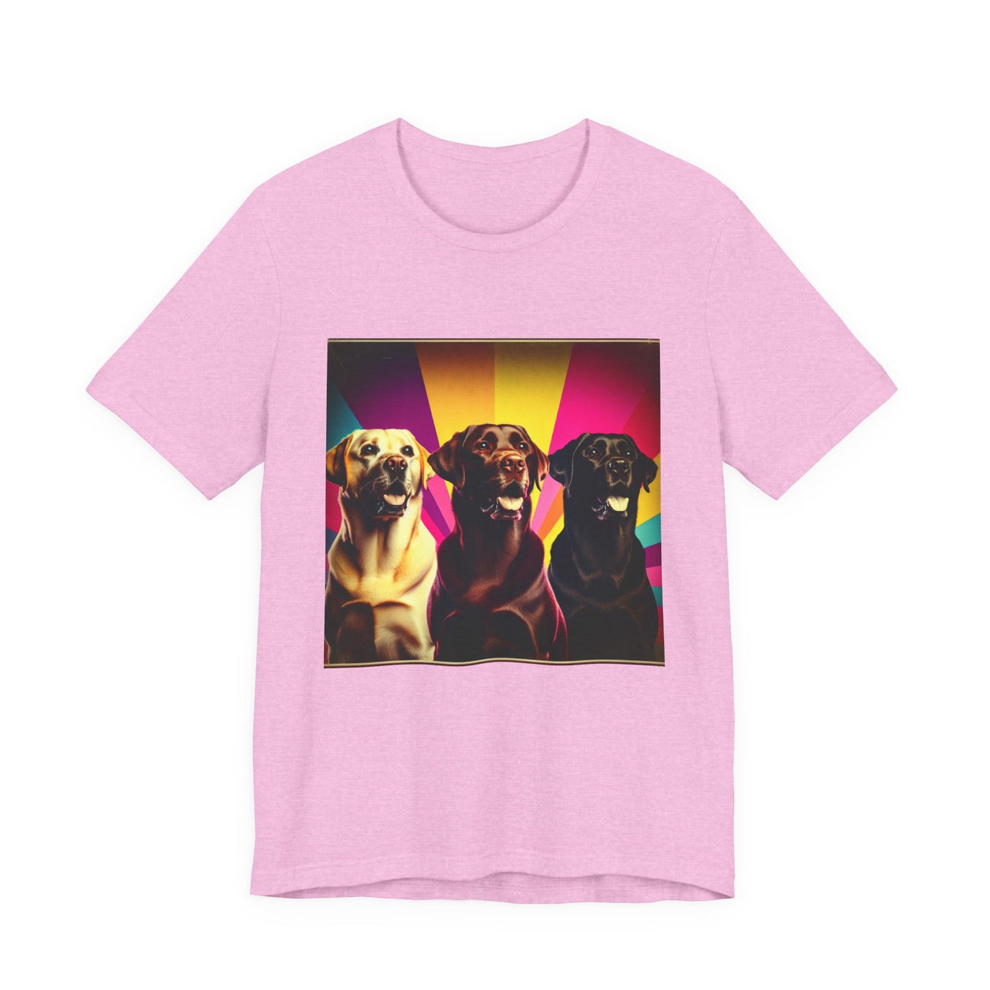 Retro Colorful Labrador Retrievers Tee - Unisex Shirt