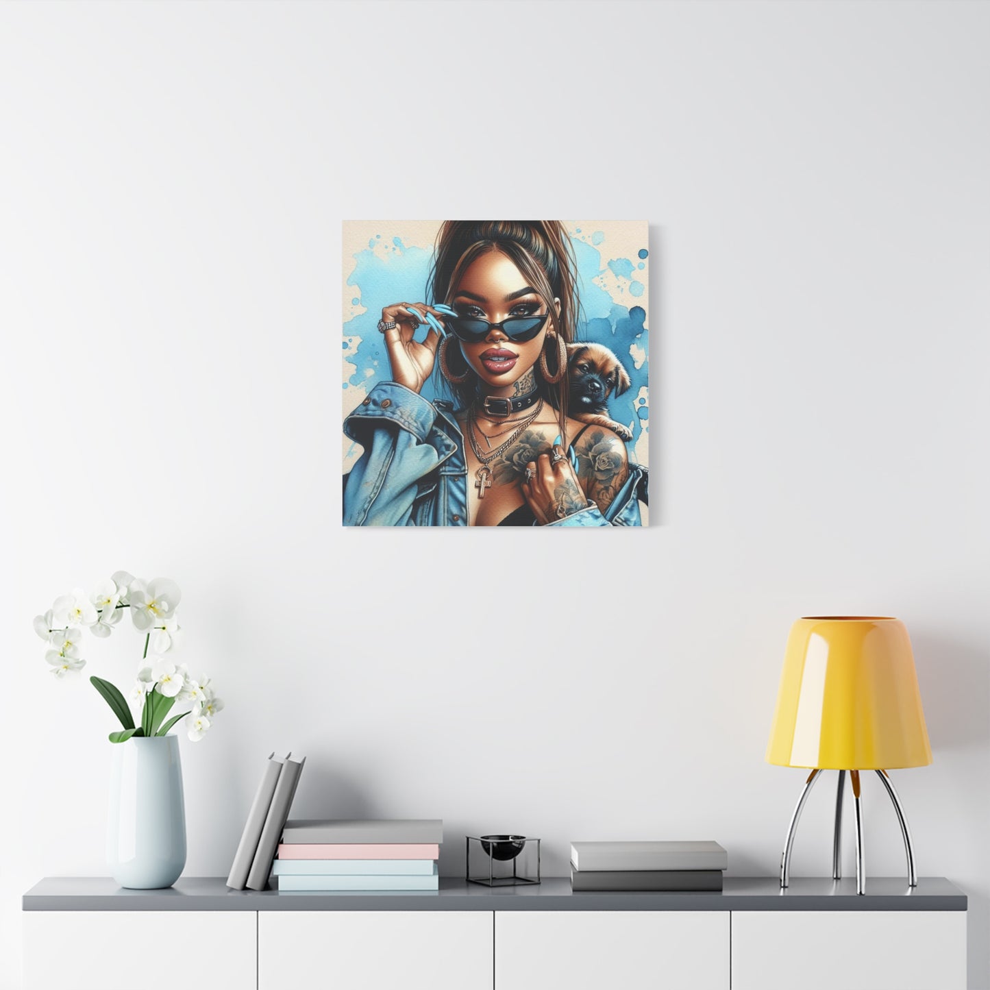 Beautiful Black Woman Canvas Art