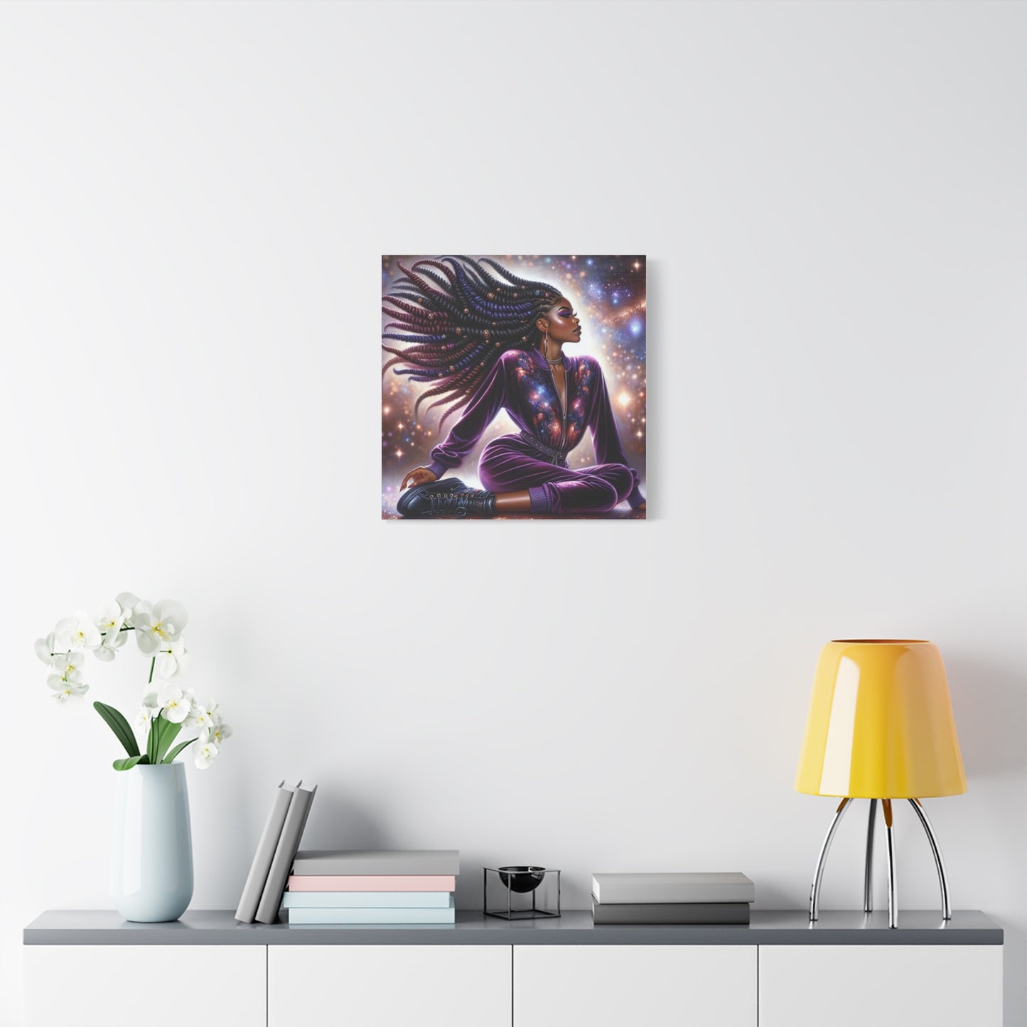 Beautiful Black Woman Canvas Art