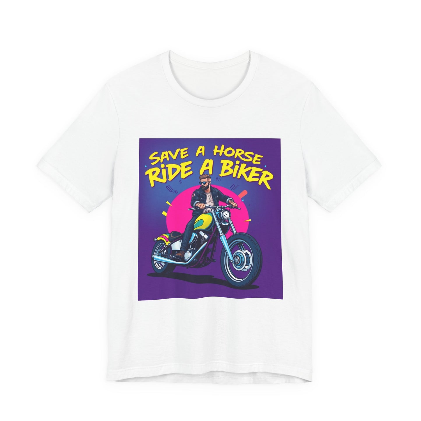 Save a Horse Ride a Biker Tee 1