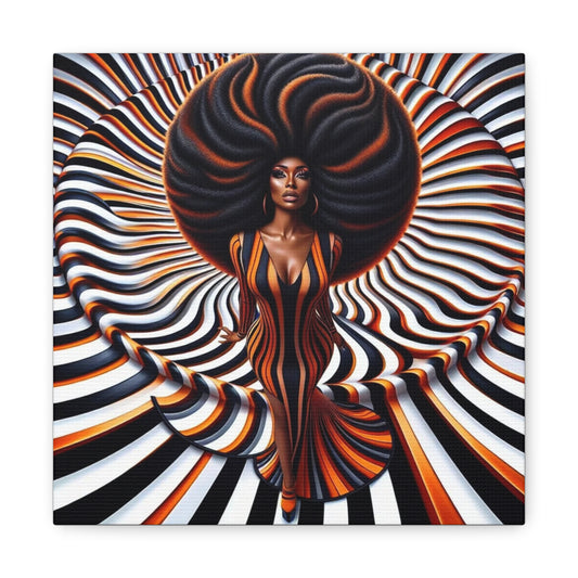 Beautiful Black Woman Canvas Art