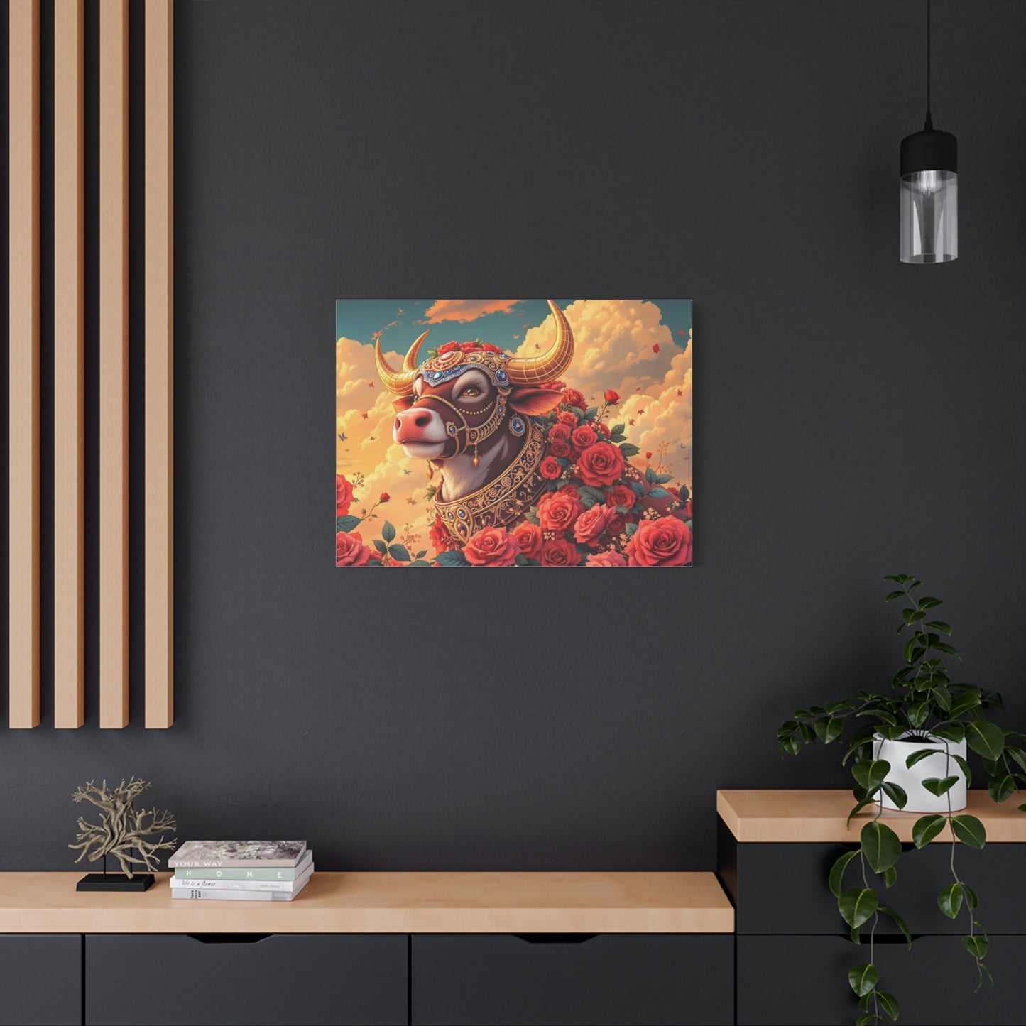 Canvas Print - Ruby the Magnificent Cow Picture