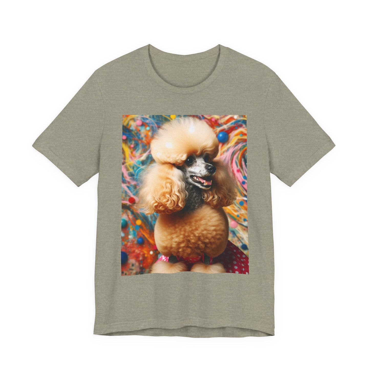 Retro Colorful Poodle Tee - Unisex Shirt