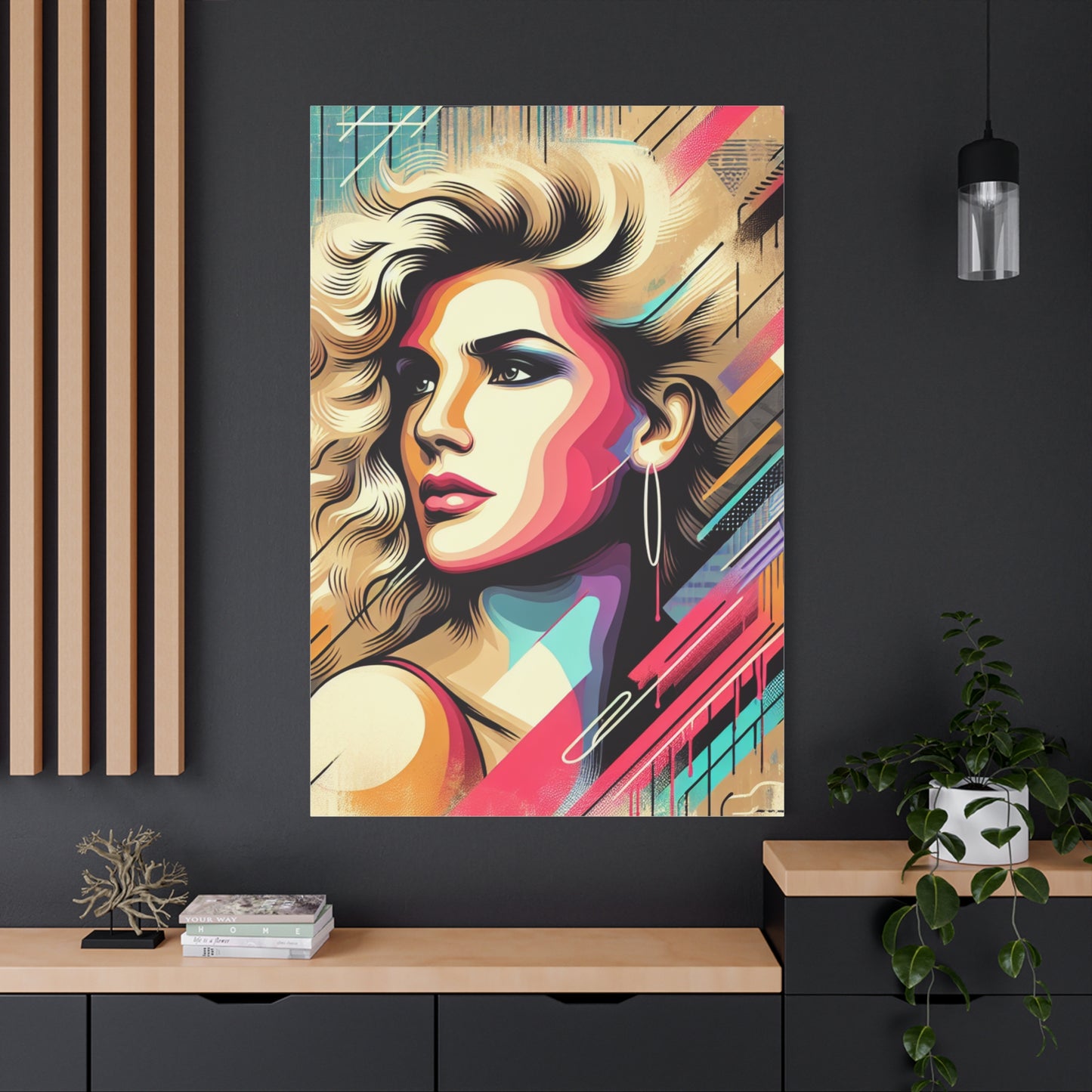 Pretty Woman Abstract Art