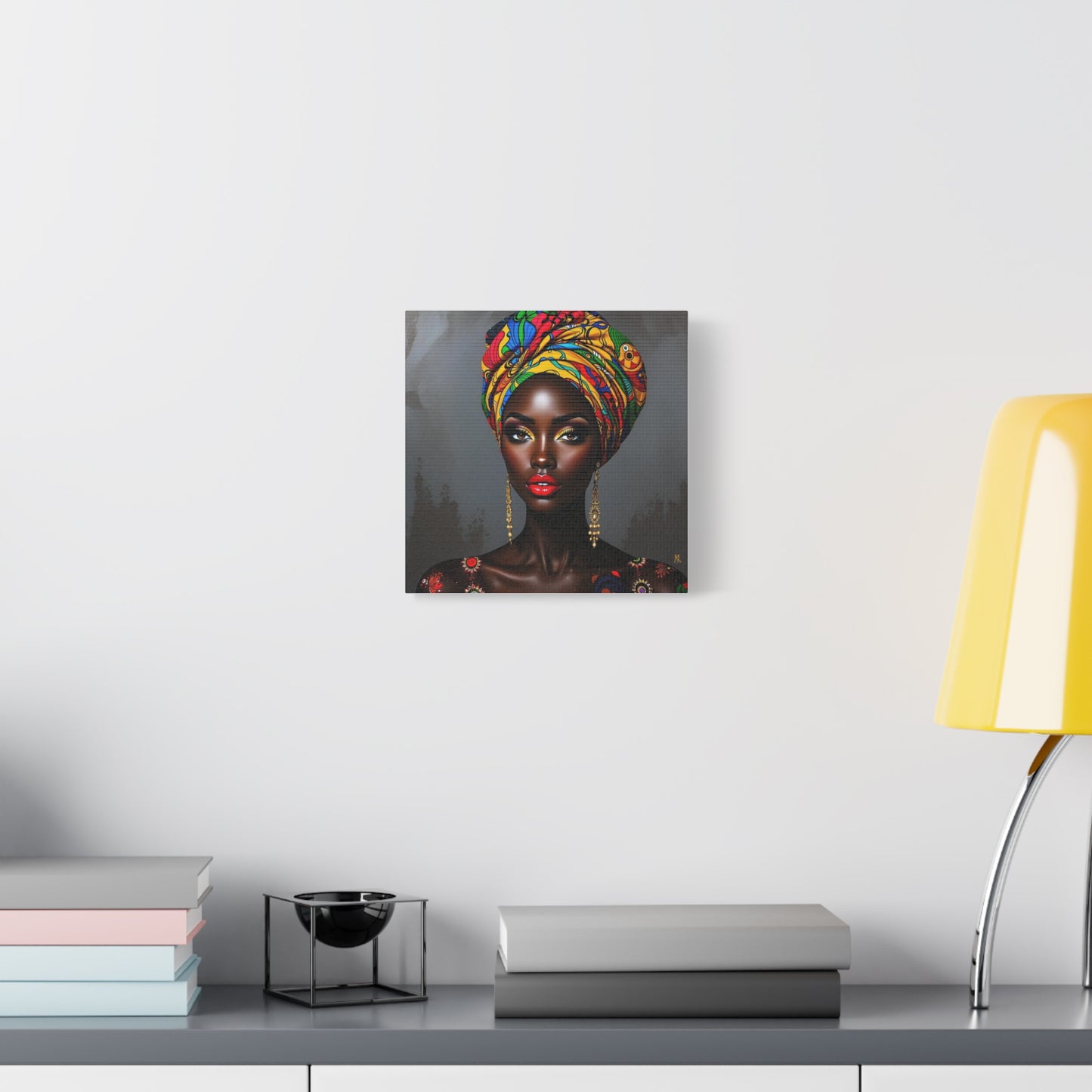Beautiful Woman African Abstract Art