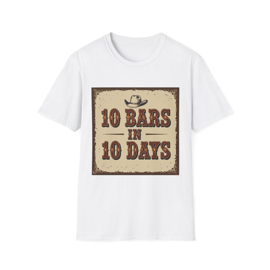 10 bars In 10 Days Western Boho, Unisex T-Shirt,