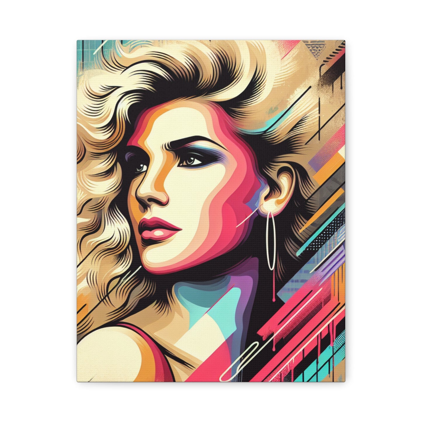 Pretty Woman Abstract Art