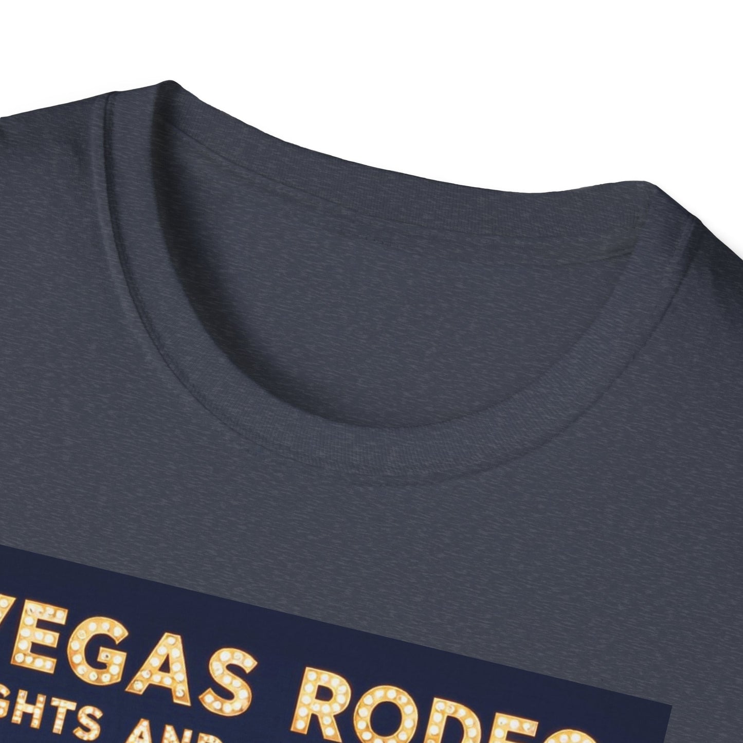 Vegas Rodeo Lights and Rhinestones Western Boho, Unisex T-Shirt,