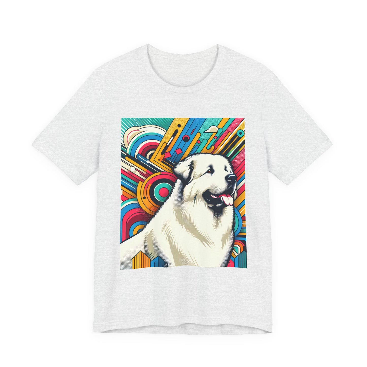 Retro Colorful Great PyreneesTee - Unisex Shirt