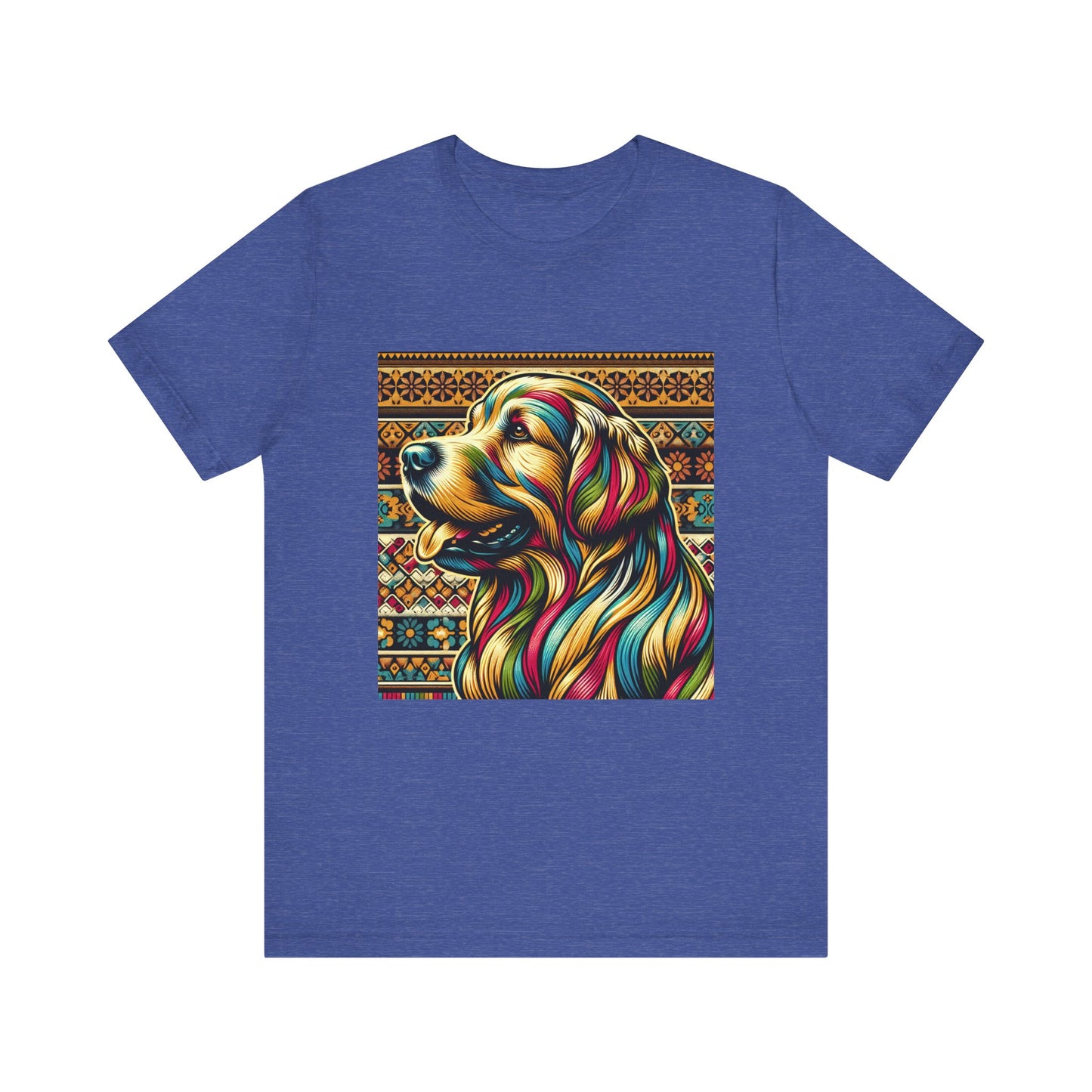 Retro Colorful Golden Retiever Tee - Unisex Shirt