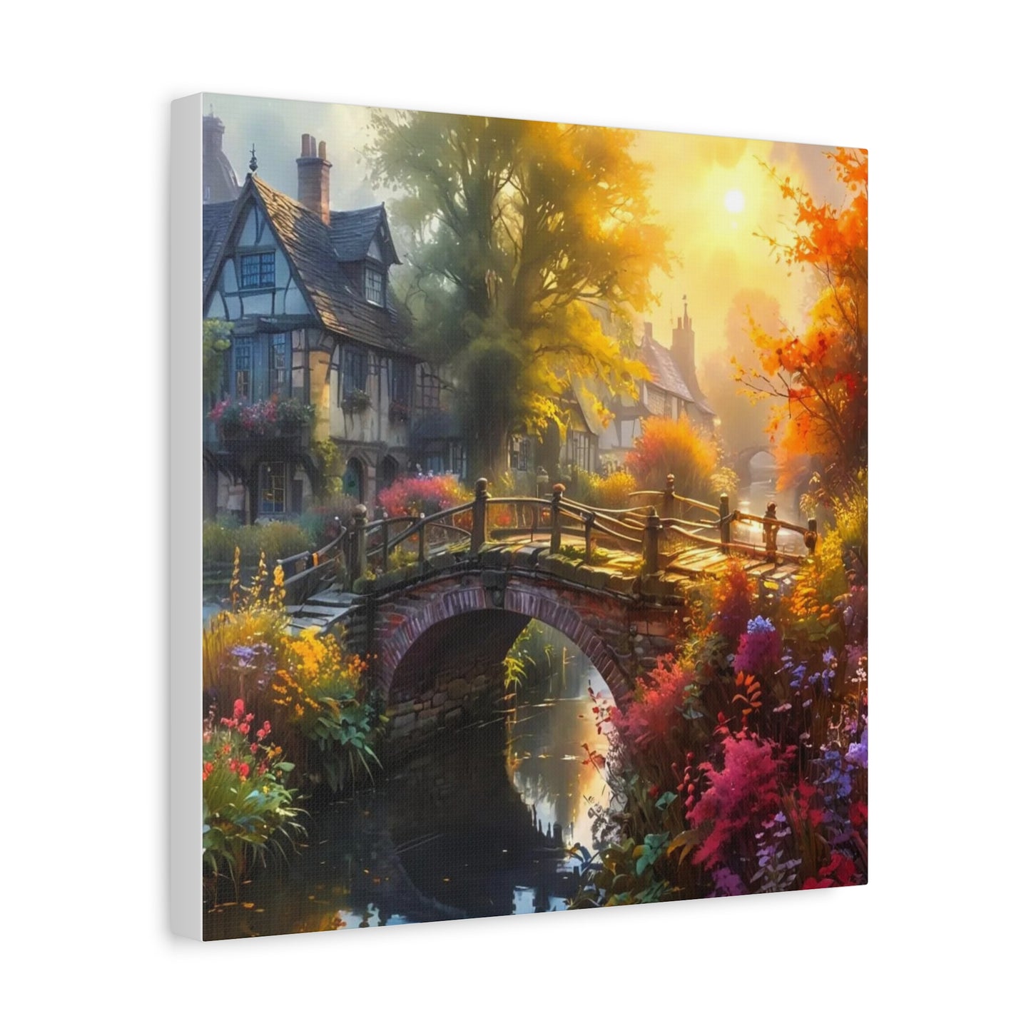 Canvas Print - The Bridge to Town Wall Art