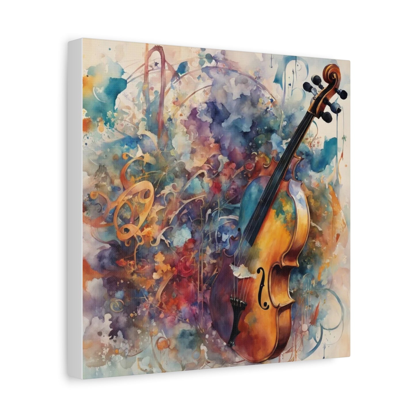 Violin Abstract Art