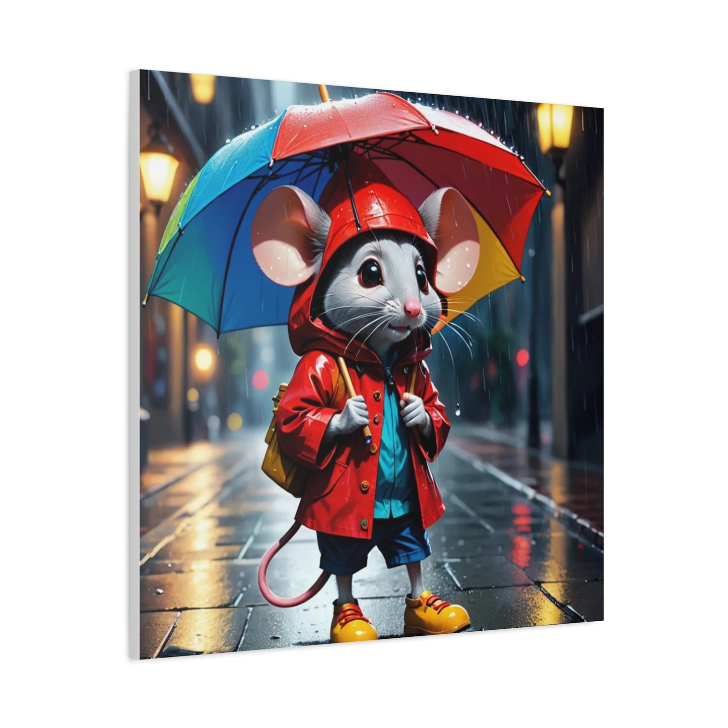 Mouse in the Rain Art