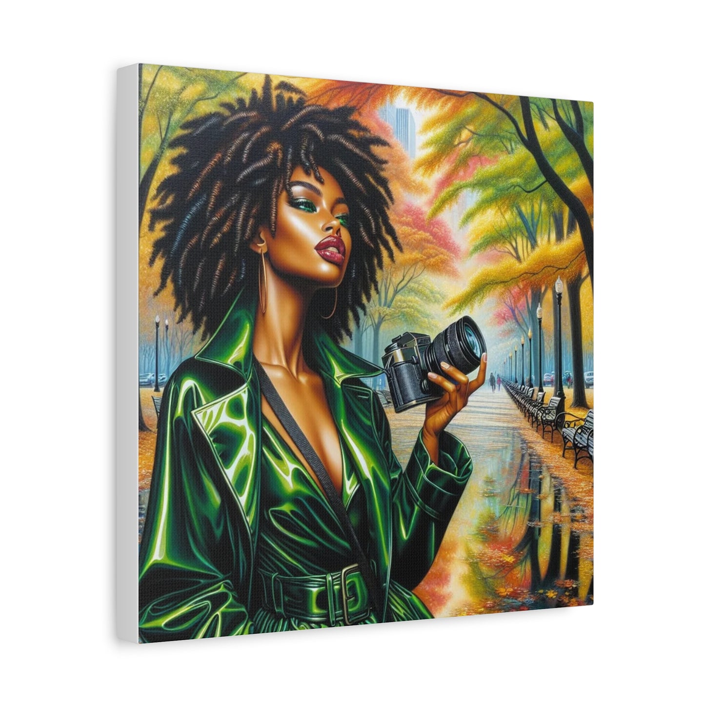 Beautiful Black Woman Canvas Art
