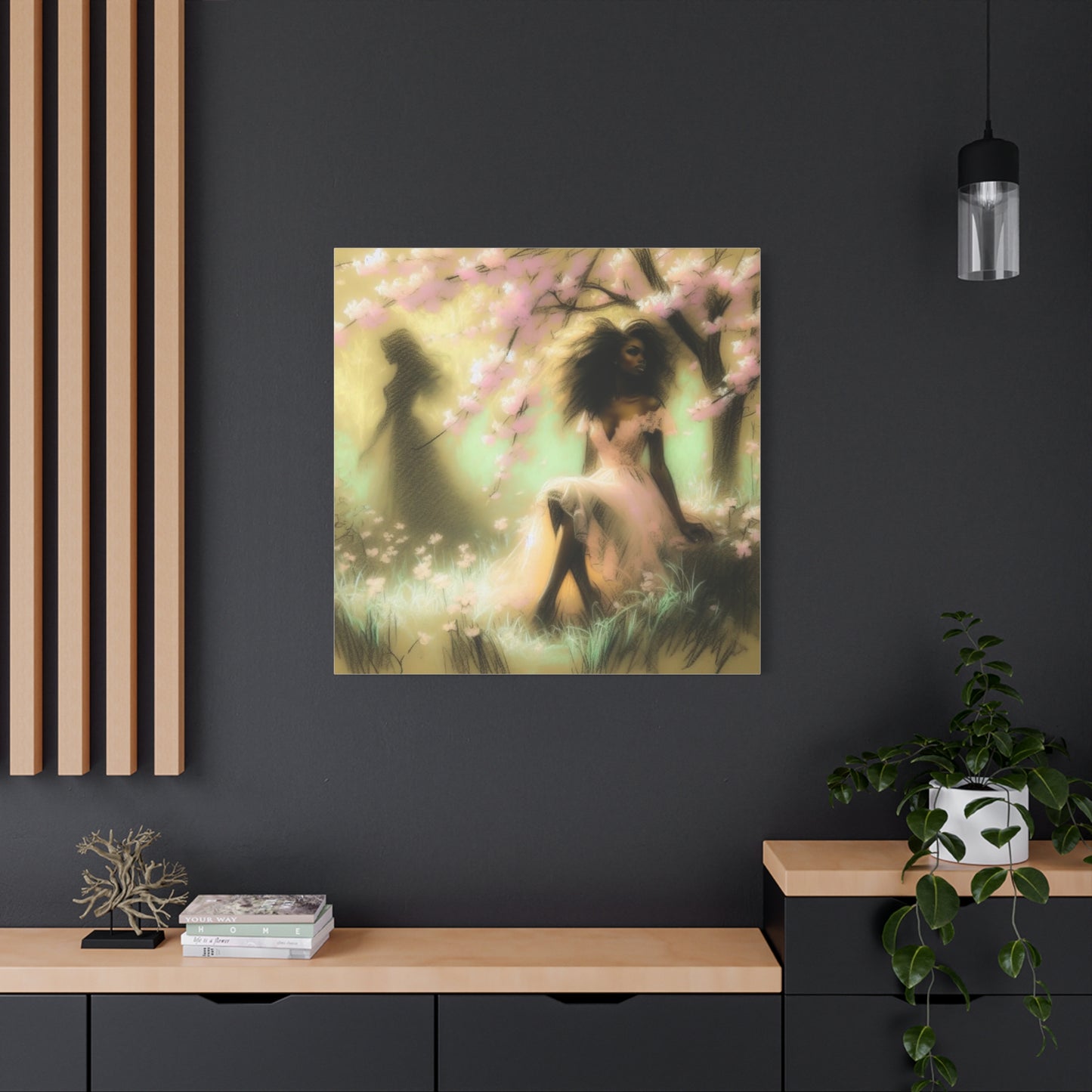 Beautiful Black Woman Canvas Art