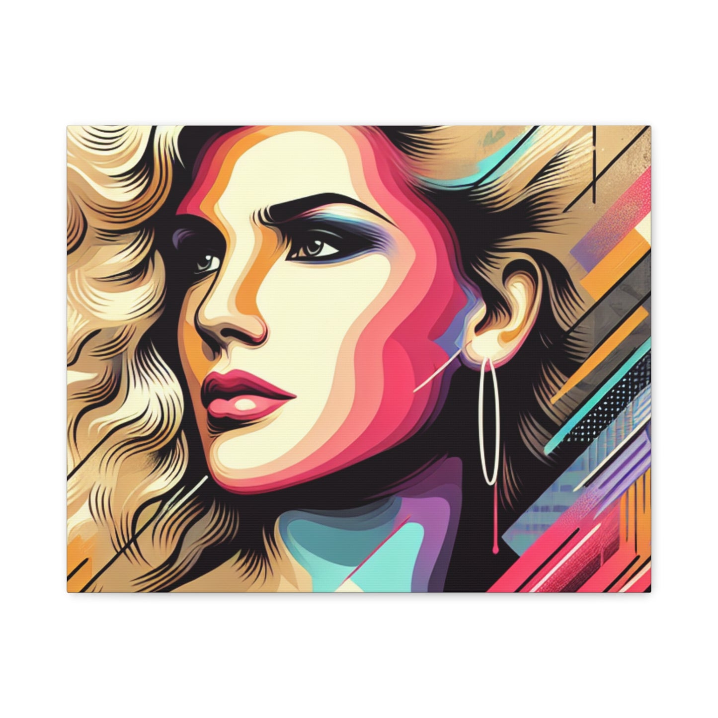 Pretty Woman Abstract Art