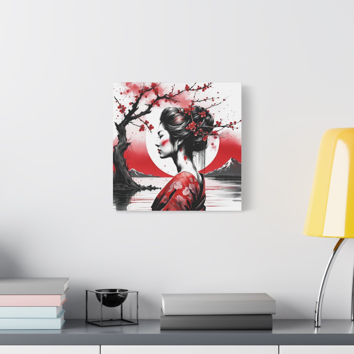 Beautiful Woman Asian Abstract Art
