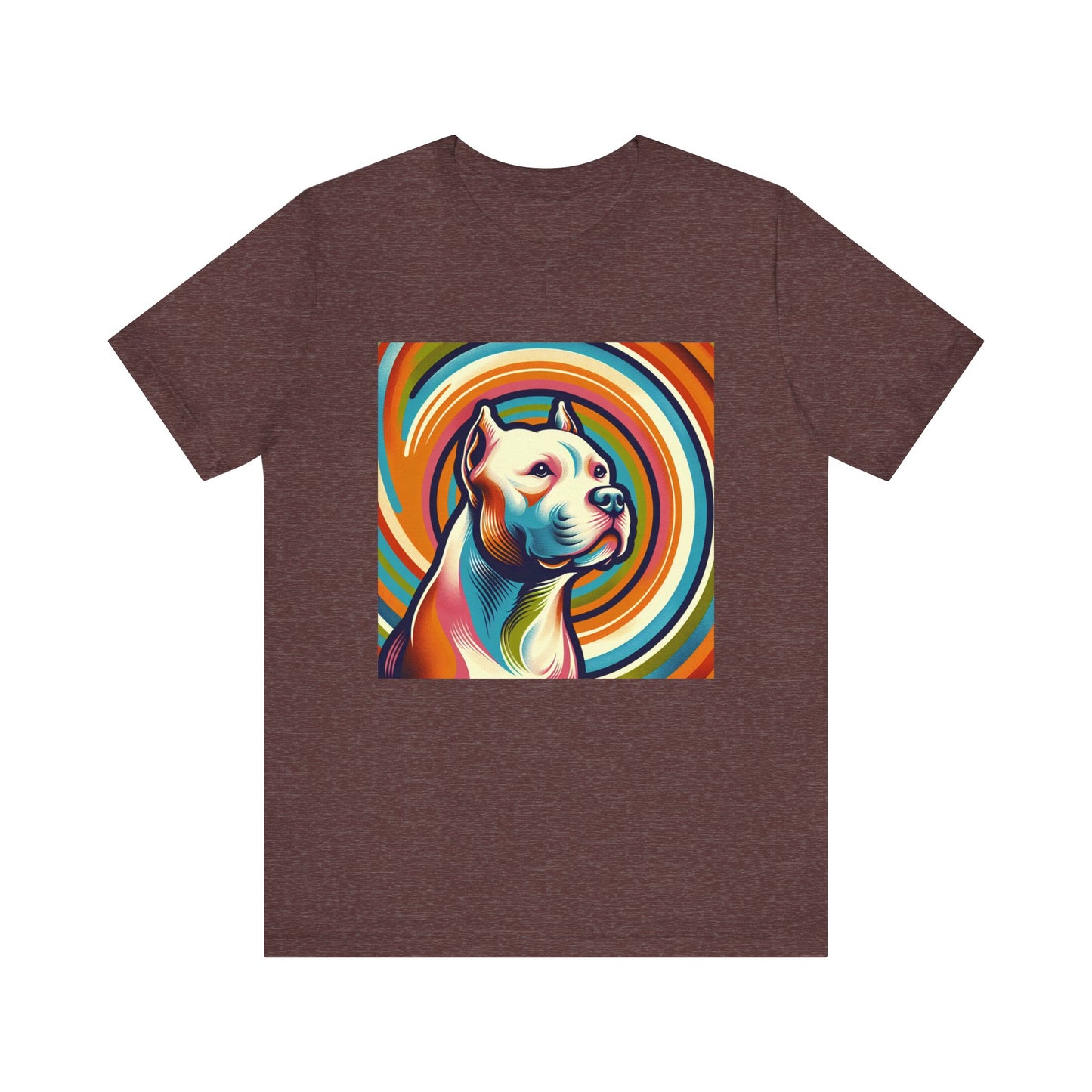 Retro Colorful Pit Bull Tee - Unisex Shirt