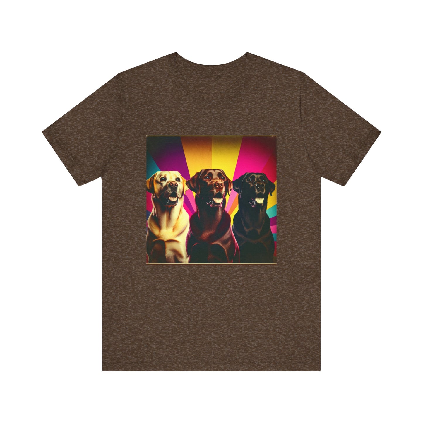 Retro Colorful Labrador Retrievers Tee - Unisex Shirt