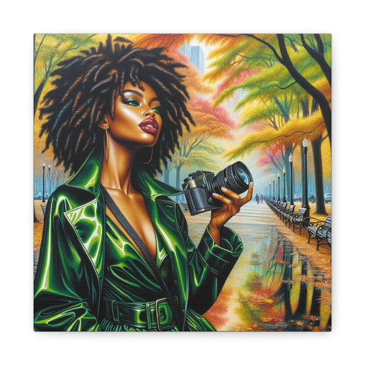 Beautiful Black Woman Canvas Art