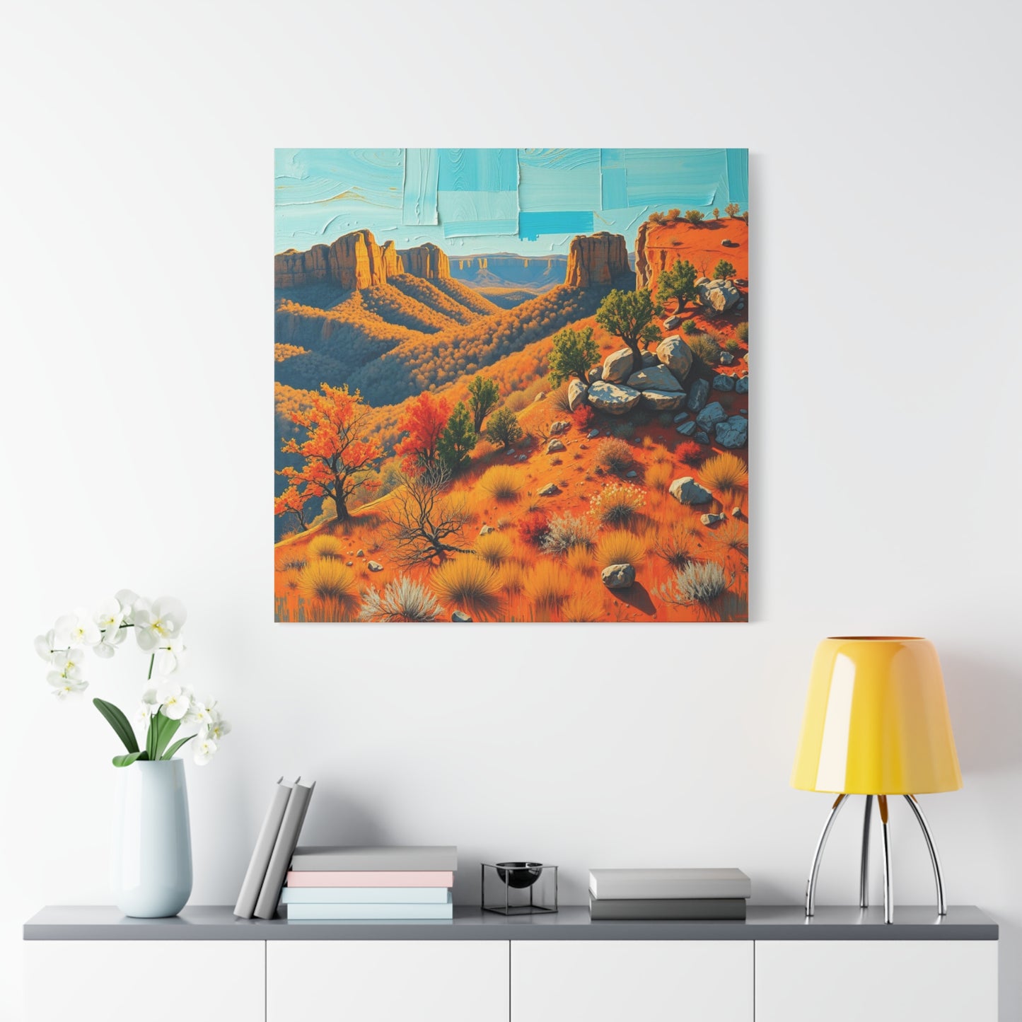 Canvas Print -Abstract 3 Southwest Landscape Wall Art