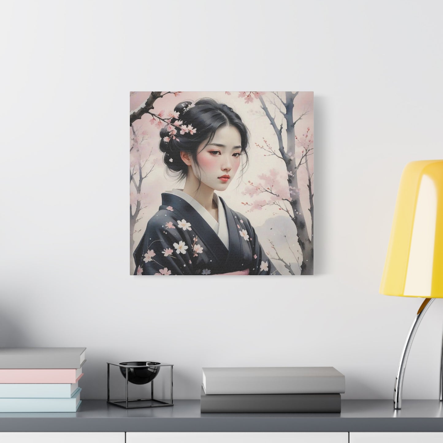 Beautiful Woman Asian Abstract Art