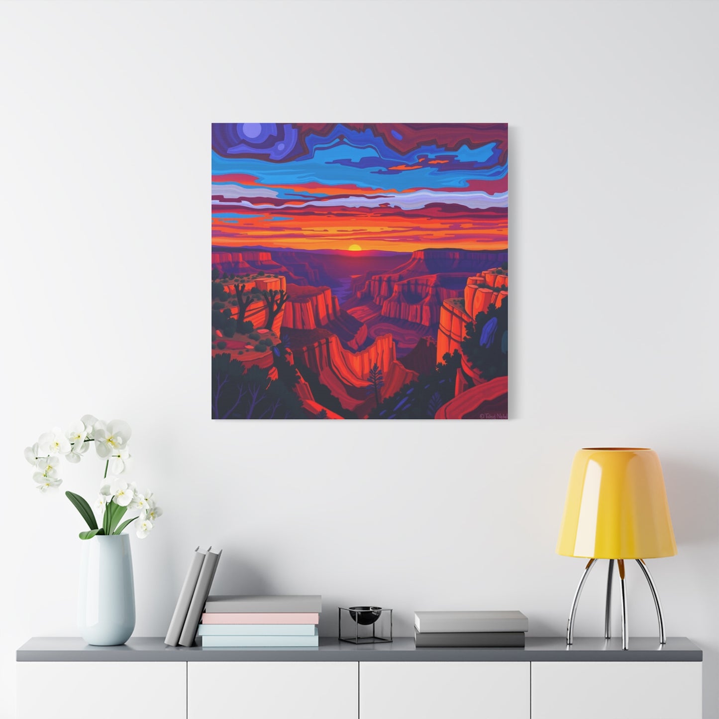 Canvas Print - Grand Canyon Abstract Art 2
