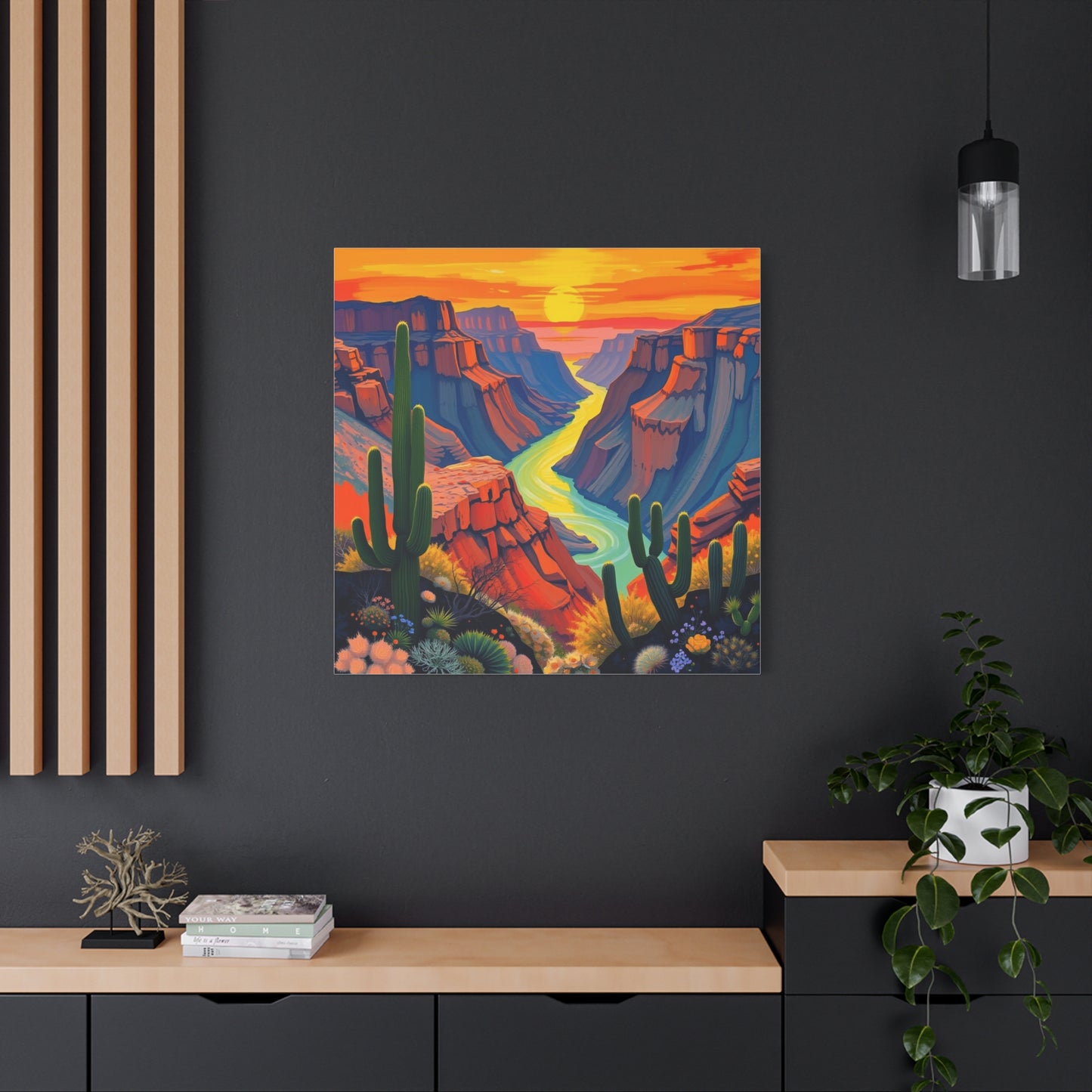 Canvas Print - Grand Canyon Abstract Art 1