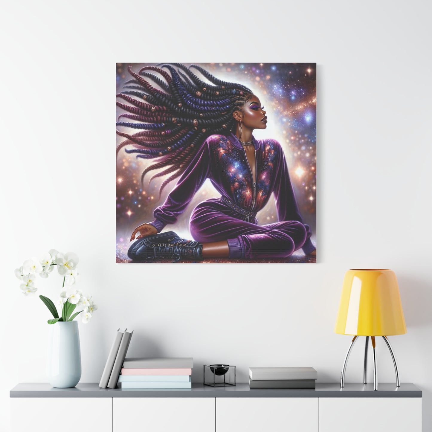 Beautiful Black Woman Canvas Art