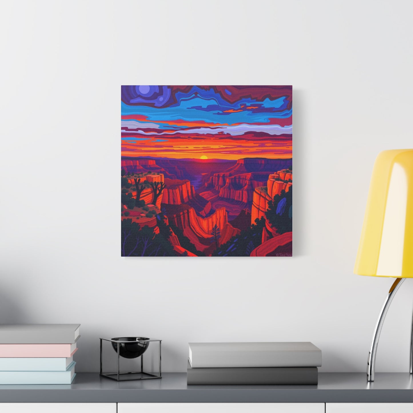 Canvas Print - Grand Canyon Abstract Art 2