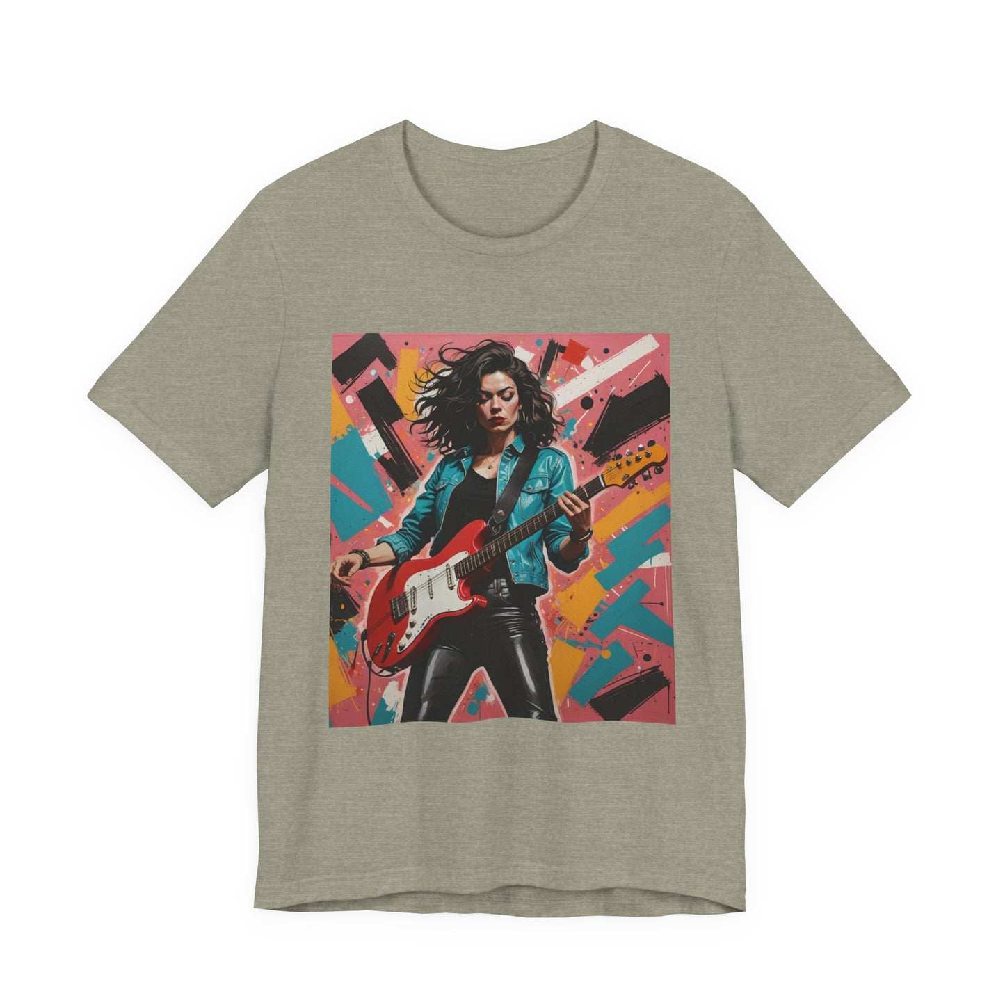 Female Rocker Abstract T-Shirt 3
