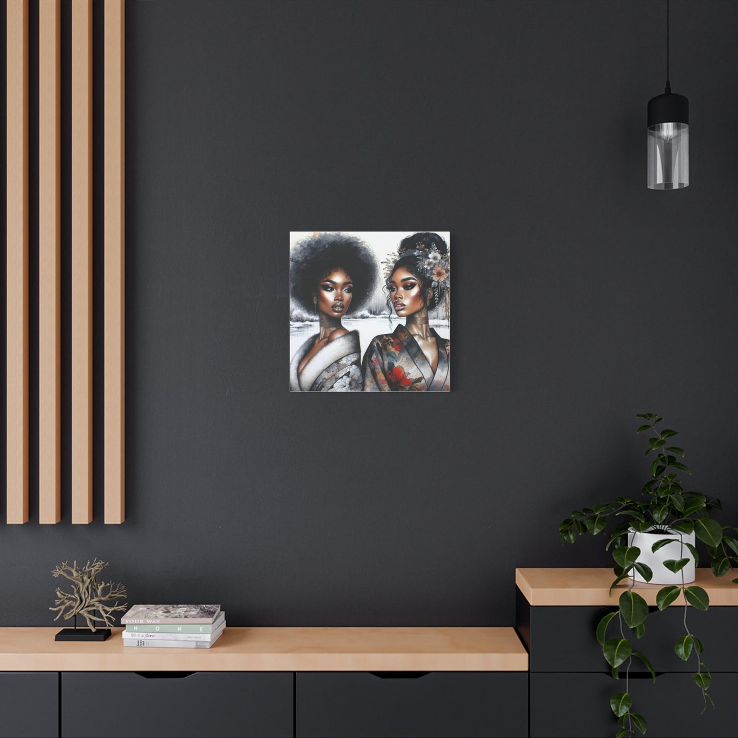 Beautiful Black Woman Canvas Art