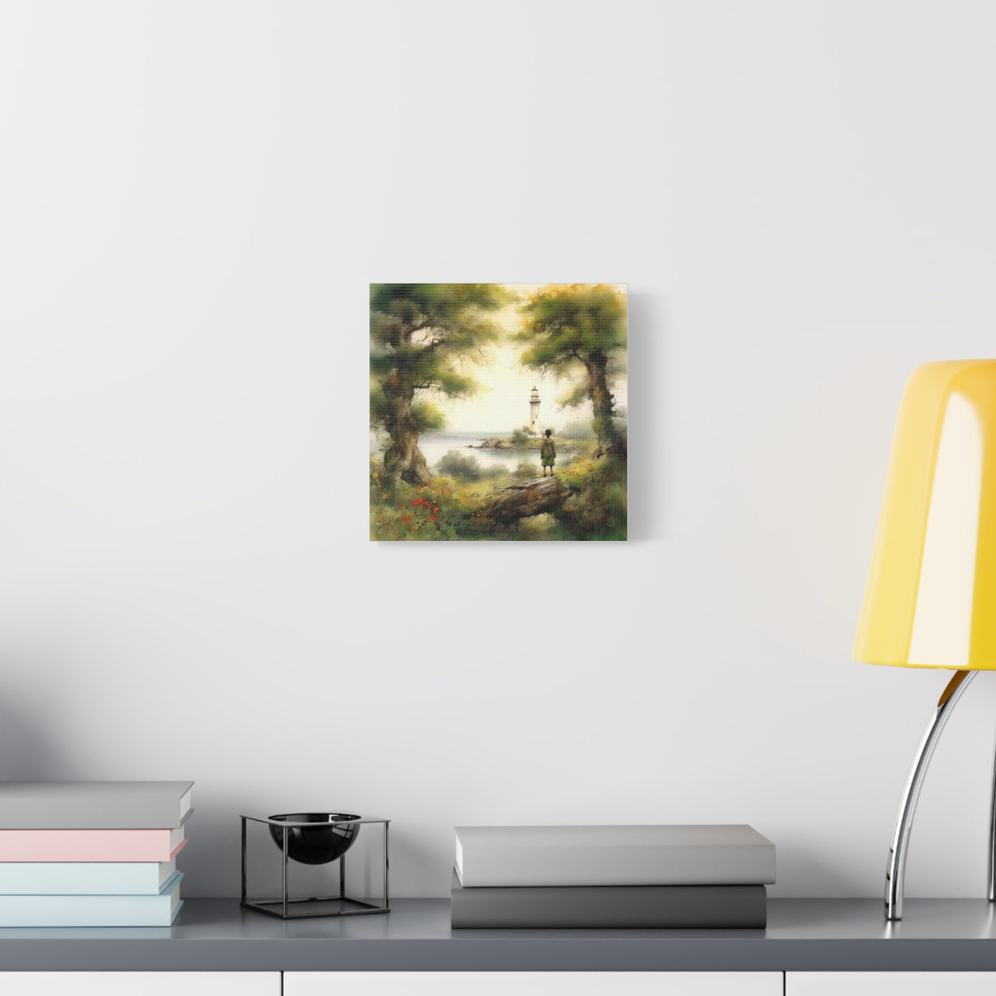 Boy and the Lighthouse Art