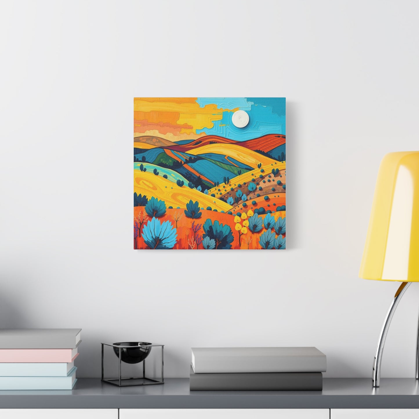 Canvas Wall Art - Black Hills Abstract Scenic Art
