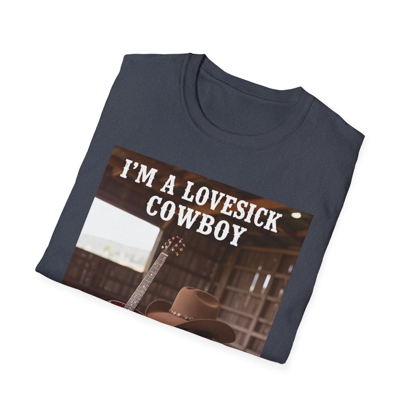 I'm a Lovesick Cowboy Western Boho, Unisex T-Shirt,