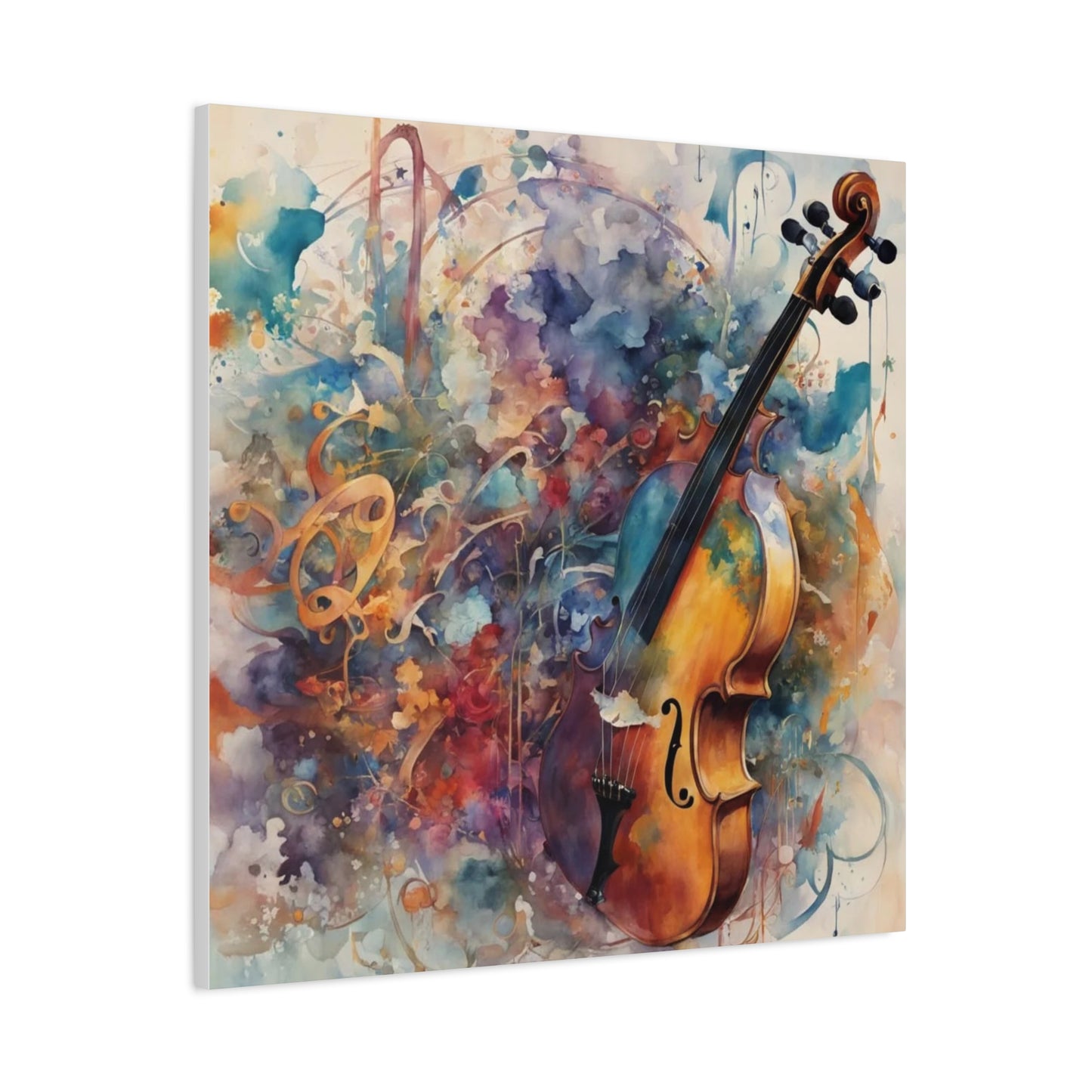 Violin Abstract Art