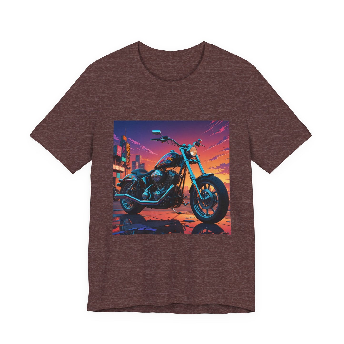 Chopper Abstract Background Tee