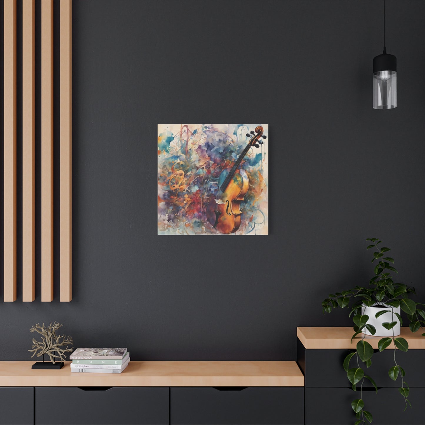 Violin Abstract Art